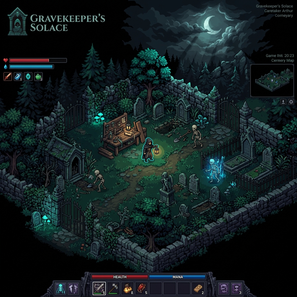 JOM Cemetery Graveyard Game